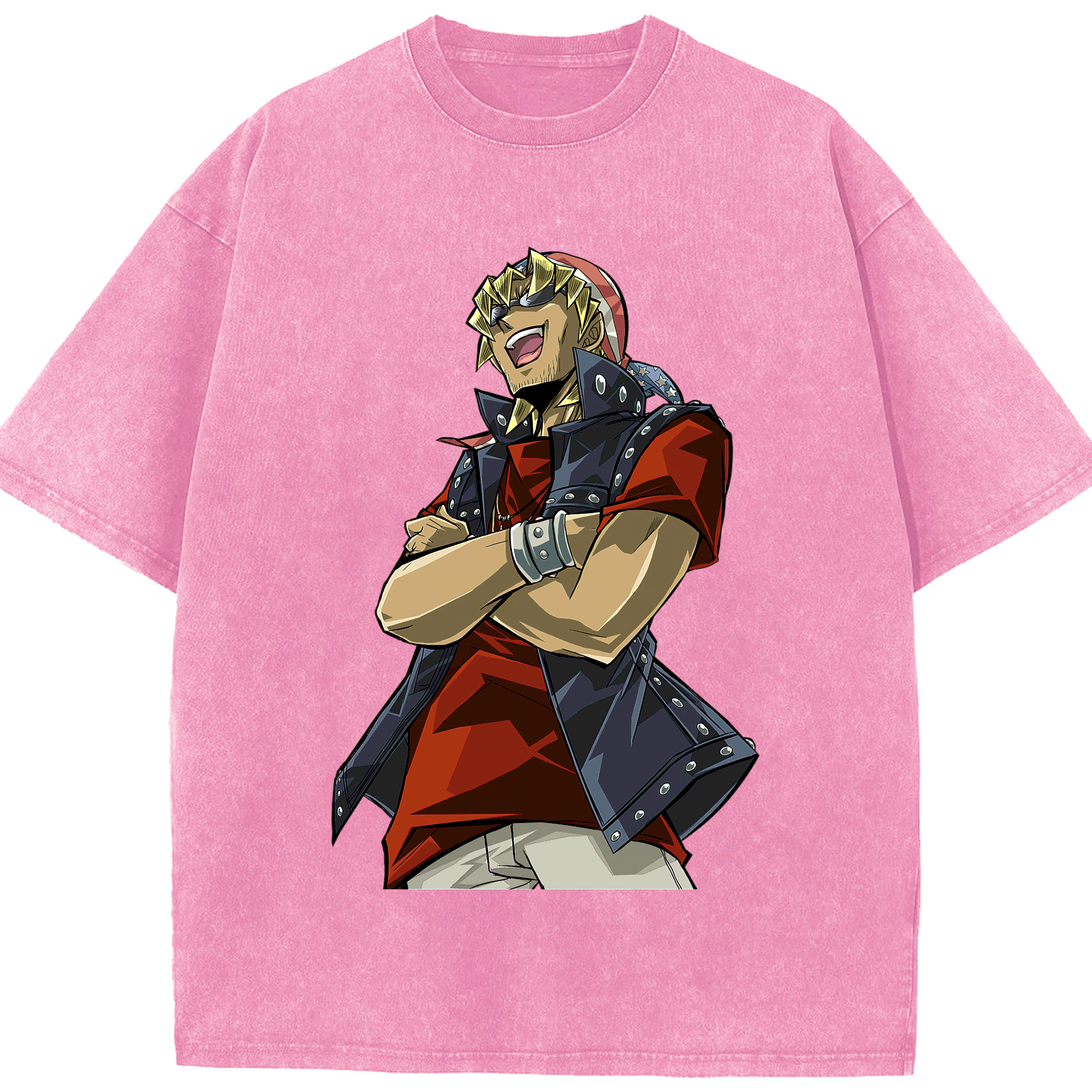 （画像用） 遊☆戯☆王 Yu-Gi-Oh! 綿100% ヴィンテージ風 半袖Tシャツ（フロントプリント）